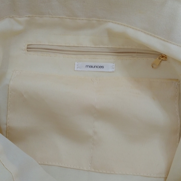 Maurices Large Tote Bag Americana USA Van Sequins Summer Patriotic Beach - Picture 9 of 13